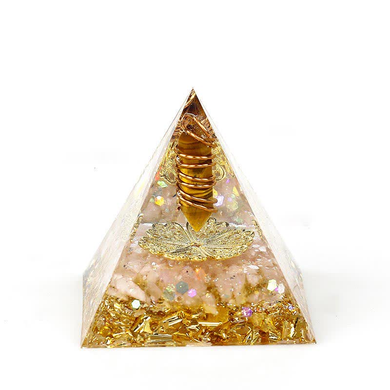 Olivenorma 6cm Natural Crystal Hexagonal Prism Orgone Pyramid - 14 - image 13