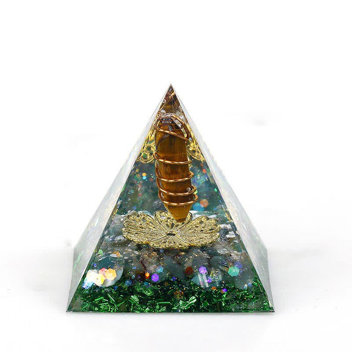 Olivenorma 6cm Natural Crystal Hexagonal Prism Orgone Pyramid - 19 - image 18