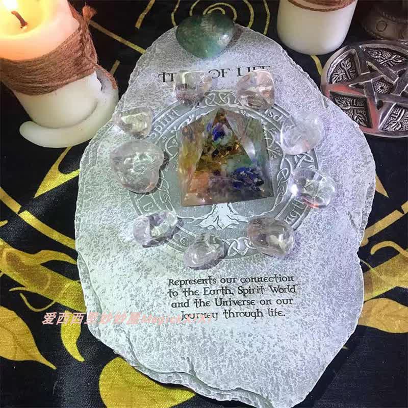 Olivenorma Tree of Life Resin Artificial Stone Decoration - image 1