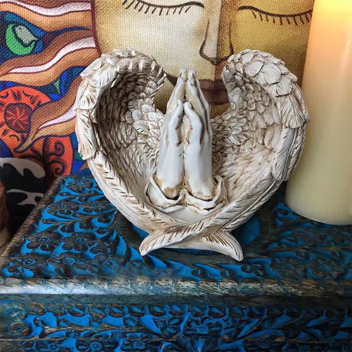 Olivenorma Resin Angel Wings Ornaments Pagan Decoration - image 1