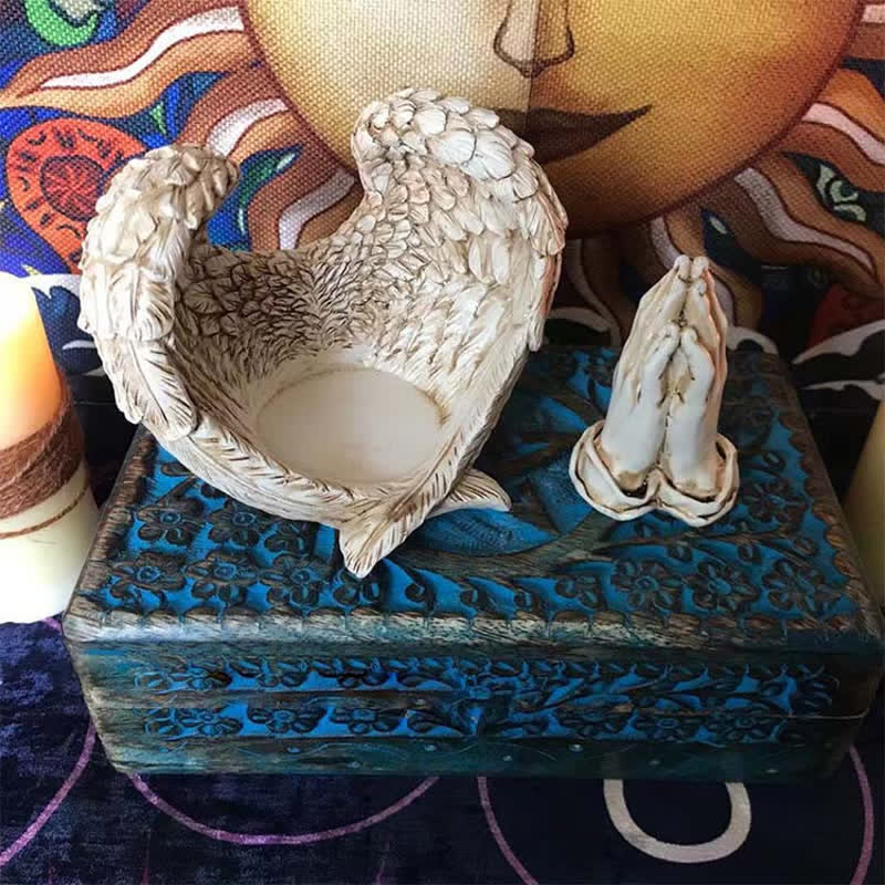 Olivenorma Resin Angel Wings Ornaments Pagan Decoration - image 8