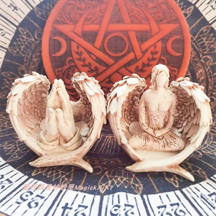 Olivenorma Resin Angel Wings Ornaments Pagan Decoration - image 5