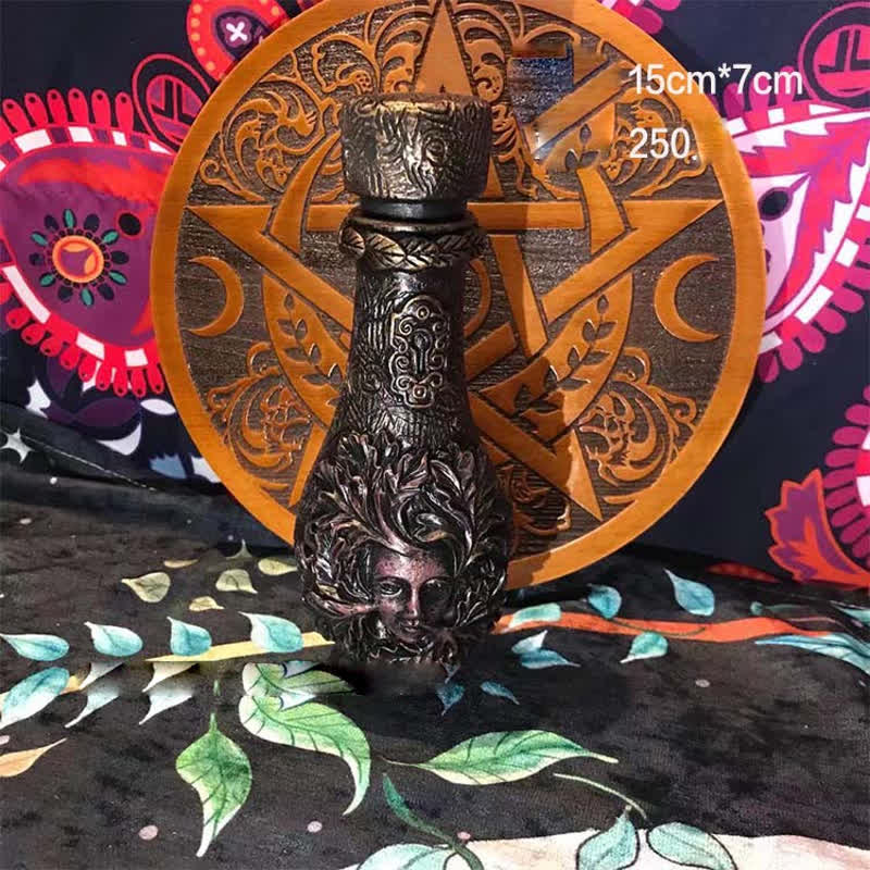 Olivenorma Resin Butterfly Moon Goddess Bottle Ornament Wicca Decoration - Goddess - image 3