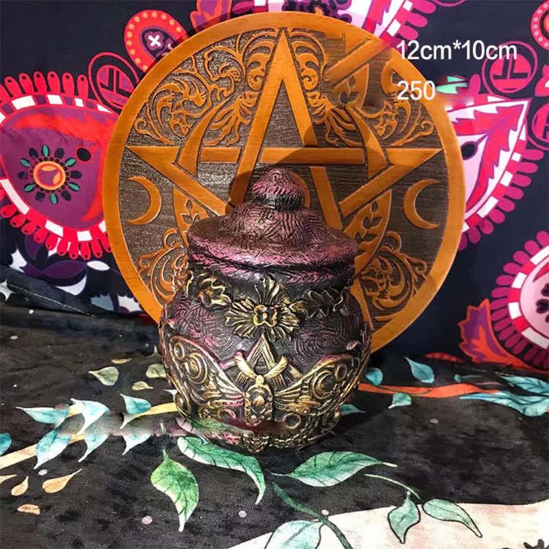 Olivenorma Resin Butterfly Moon Goddess Bottle Ornament Wicca Decoration - image 1