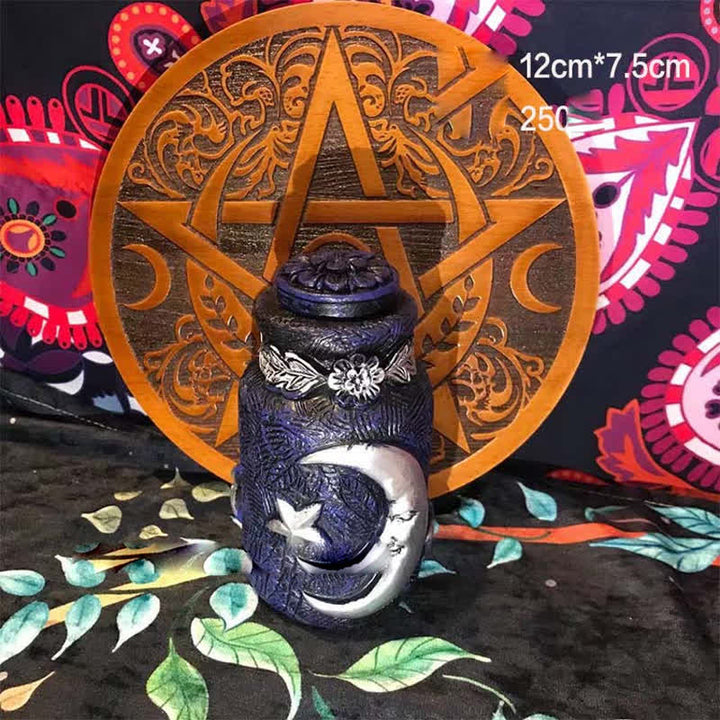 Olivenorma Resin Butterfly Moon Goddess Bottle Ornament Wicca Decoration - Moon - image 2