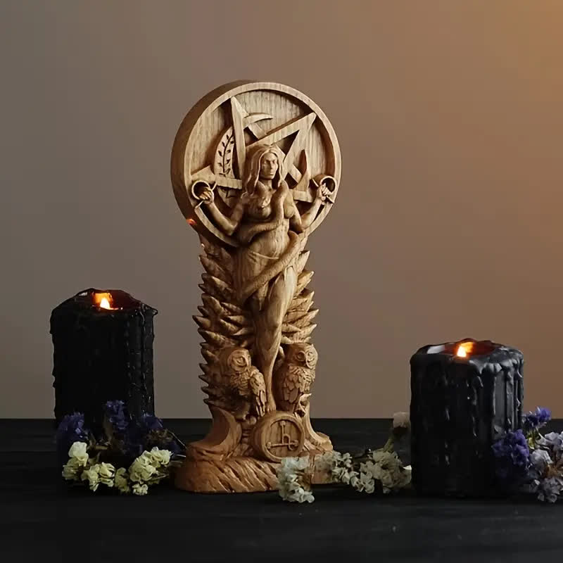 Olivenorma Resin Witches Lilith Statue Pagan Decoration - image 2