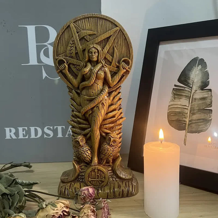 Olivenorma Resin Witches Lilith Statue Pagan Decoration - image 3