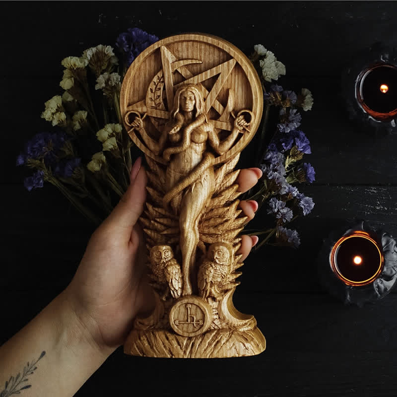 Olivenorma Resin Witches Lilith Statue Pagan Decoration - image 1