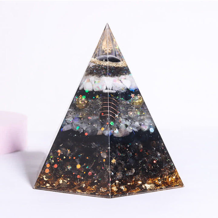 Olivenorma Good Luck Natural Stone Hexagonal Orgone Pyramid - Good Luck In This Year Of Life - image 6