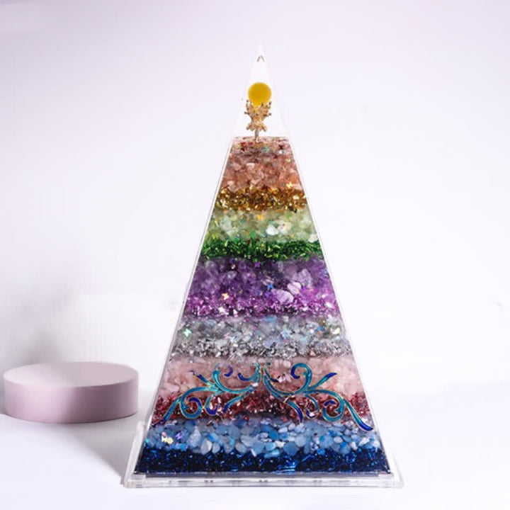 Olivenorma Energy Natural Stone Long Pointed Orgone Pyramid - All-round Protection (15cm*10cm) - image 13