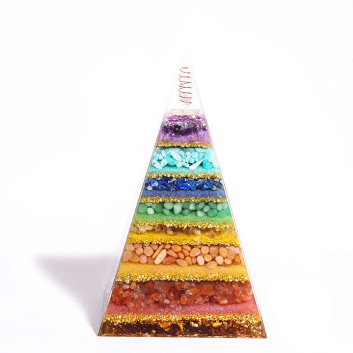 Olivenorma Energy Natural Stone Long Pointed Orgone Pyramid - Perfection And Fulfillment (15cm*10cm) - image 15