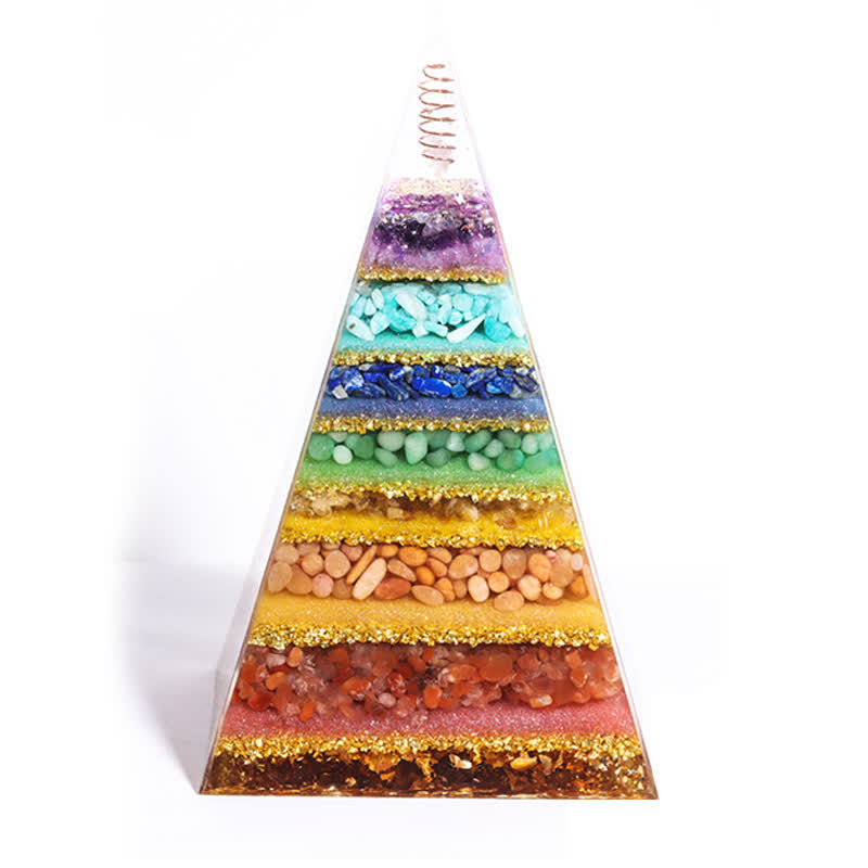 Olivenorma Energy Natural Stone Long Pointed Orgone Pyramid - image 26