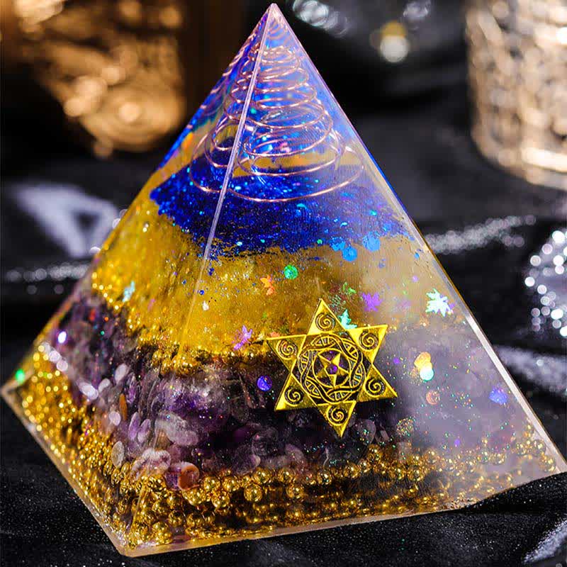 Olivenorma "Beauty and Talent" Natural Stone Orgone Pyramid - image 1