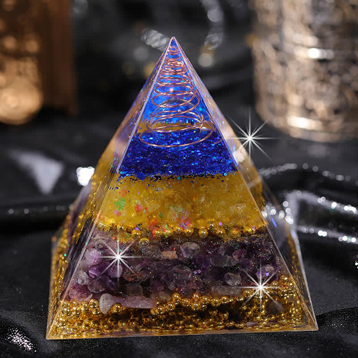 Olivenorma "Beauty and Talent" Natural Stone Orgone Pyramid - image 6