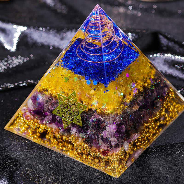Olivenorma "Beauty and Talent" Natural Stone Orgone Pyramid - image 3