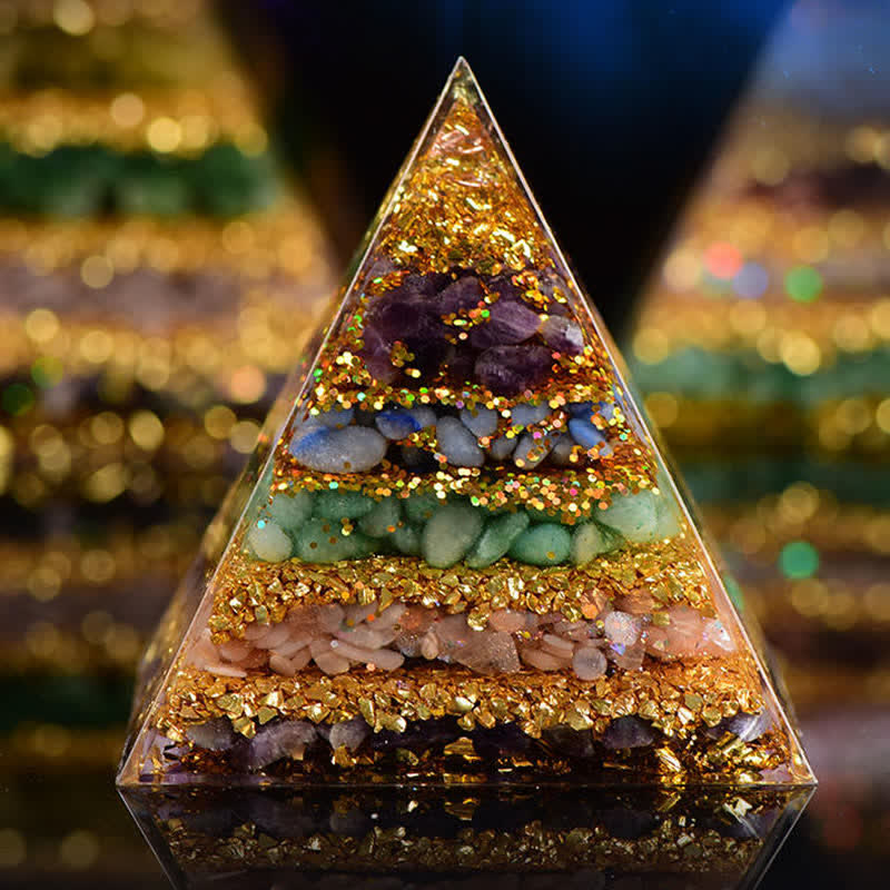 Olivenorma "All-Round Protection" Natural Stone Orgone Pyramid - image 13