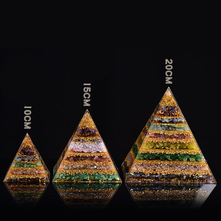 Olivenorma "All-Round Protection" Natural Stone Orgone Pyramid - image 11