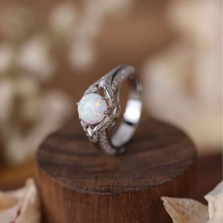 Olivenorma Natural Opal Light Luxury Ring - image 4