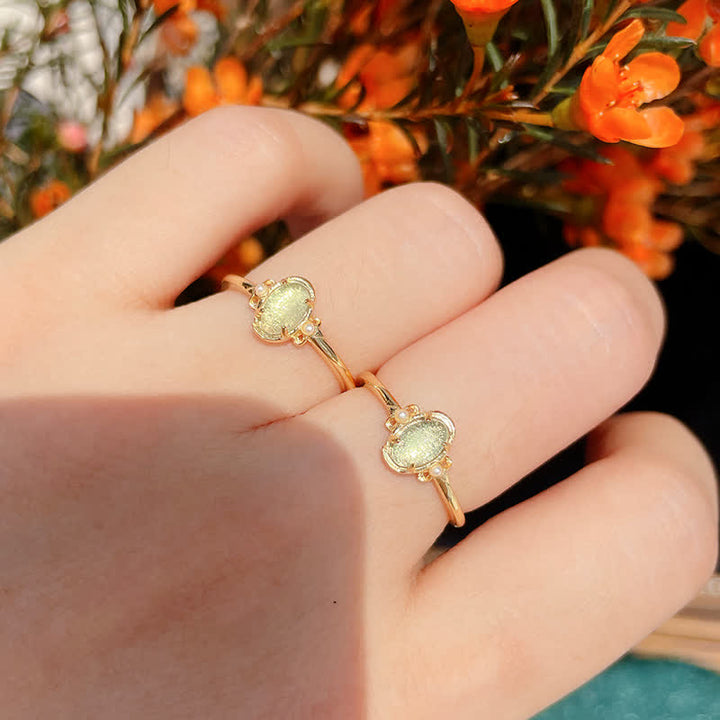 Olivenorma Natural Peridot Ring Necklace - image 14