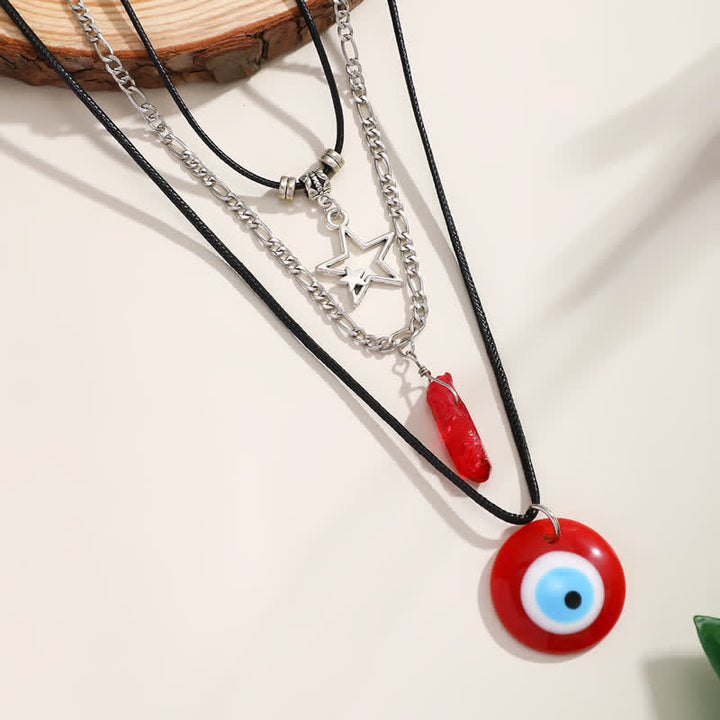 Olivenorma Natural Stone Tree Of Life Pendant Necklace Set - image 6