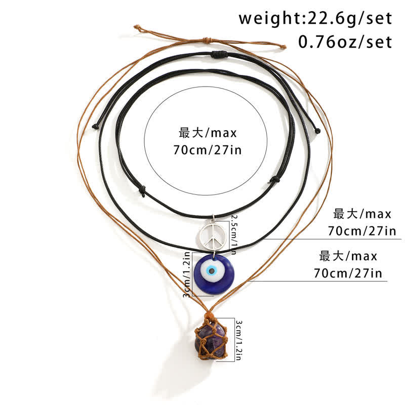 Olivenorma Natural Stone Tree Of Life Pendant Necklace Set - image 26