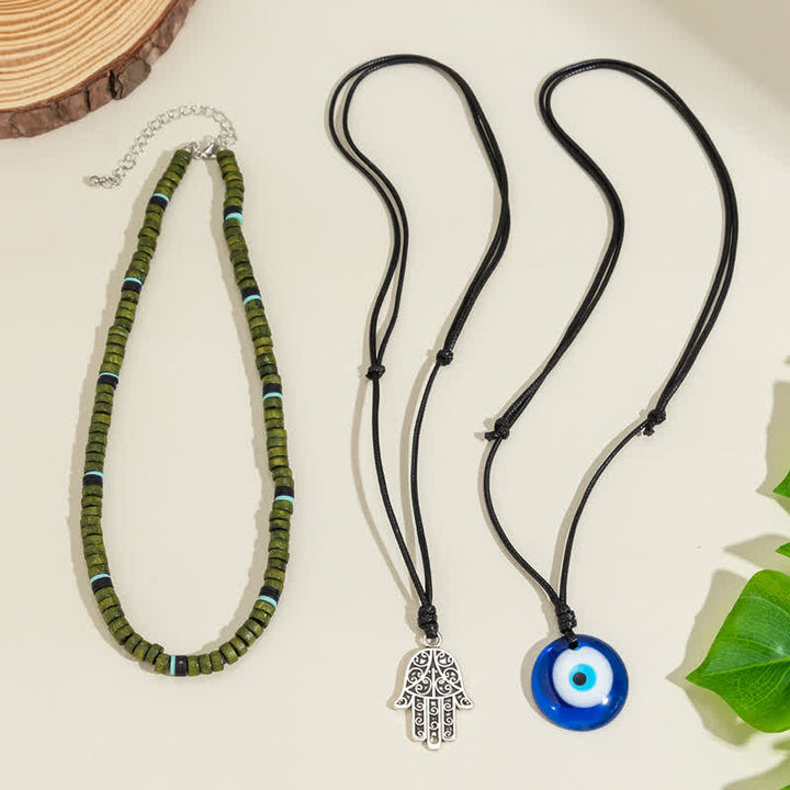 Olivenorma Natural Stone Tree Of Life Pendant Necklace Set - image 11