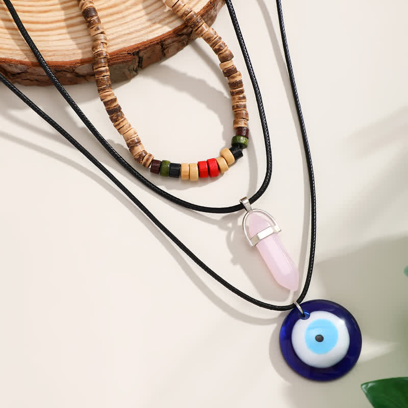Olivenorma Natural Stone Tree Of Life Pendant Necklace Set - image 18
