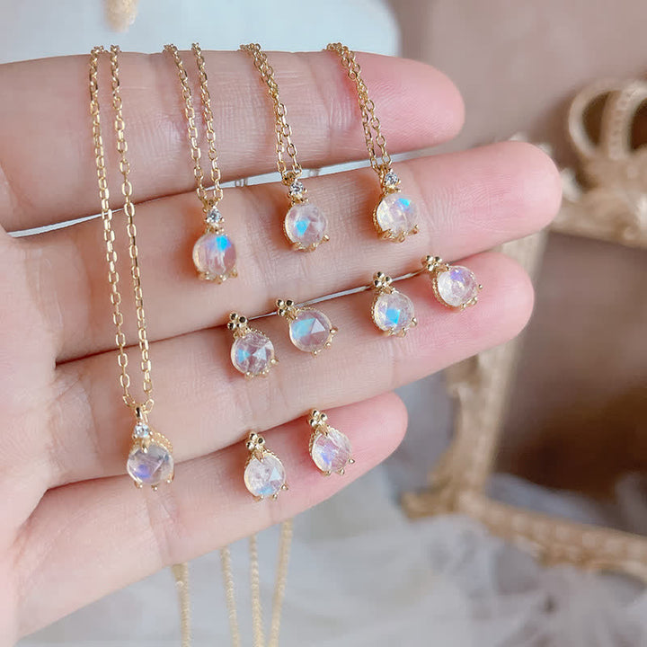Olivenorma Natural Moonstone Jewelry Set - image 12