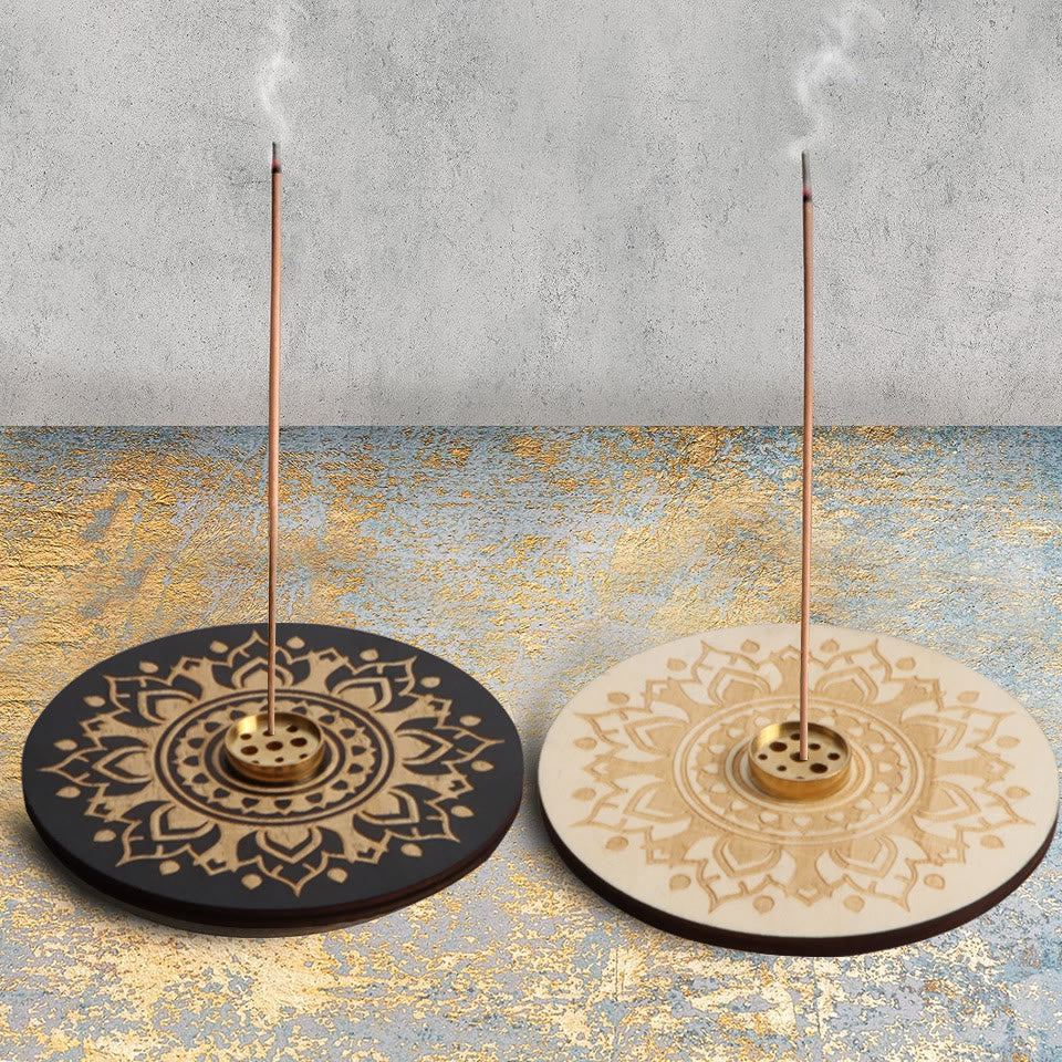 Olivenorma Lotus Purity Wooden Incense Stick Holder - image 6