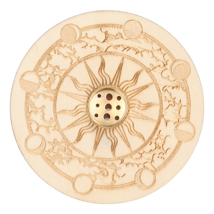 Olivenorma Lotus Purity Wooden Incense Stick Holder - Moon Phases - White - image 11