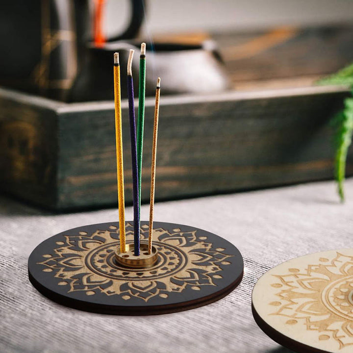 Olivenorma Lotus Purity Wooden Incense Stick Holder - image 0