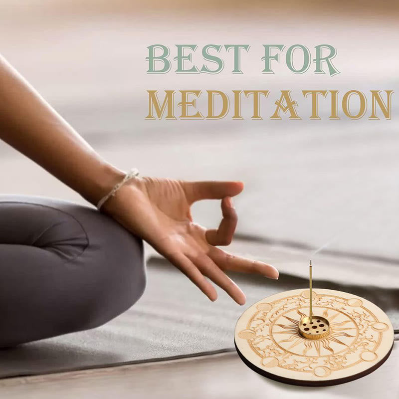 Olivenorma Lotus Purity Wooden Incense Stick Holder - image 4
