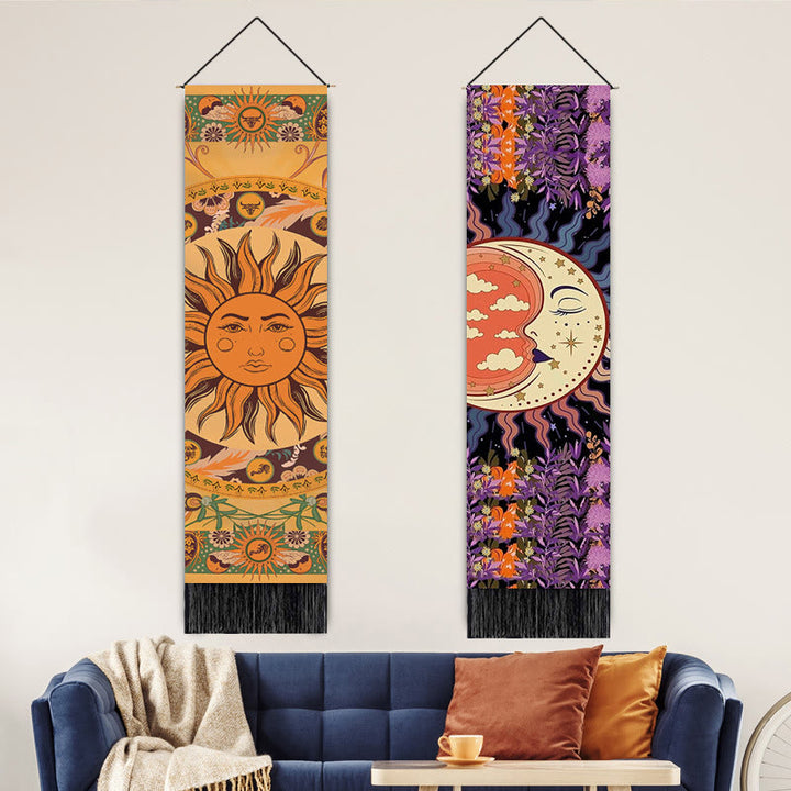 Olivenorma Moon And Sun Wall Hanging Ornament Tapestry - image 0