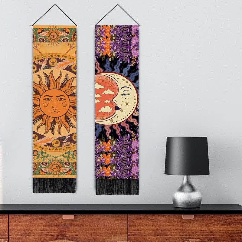 Olivenorma Moon And Sun Wall Hanging Ornament Tapestry - image 4