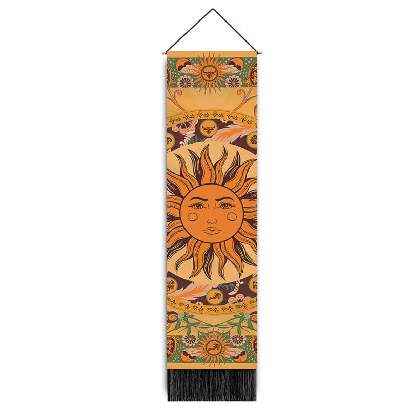 Olivenorma Moon And Sun Wall Hanging Ornament Tapestry - Sun - 32.5*130cm - image 3