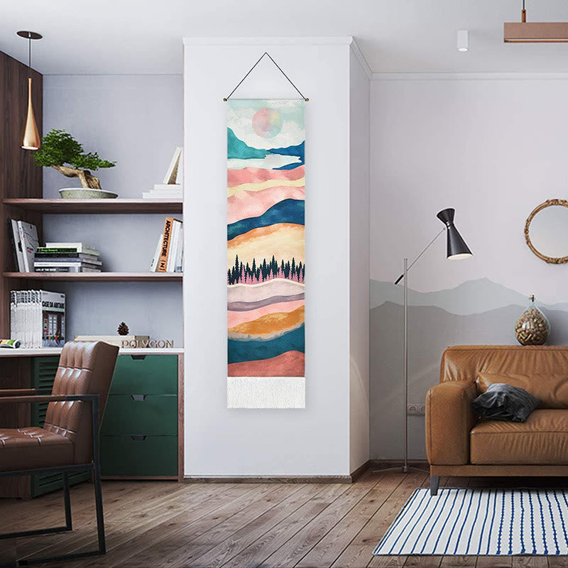 Olivenorma Bohemian Wall Hanging Ornament Tassel Tapestry - Landscape - Day - image 27