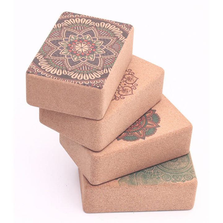 Olivenorma Soft Non-Slip Premium Mandala Cork Yoga Block - image 13