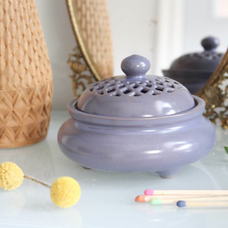 Olivenorma Mandala Ceramic Crystal Cleansing Smudging Bowl - image 3