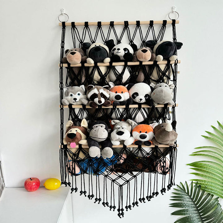 Olivenorma Handmade Cotton Rope Doll Storage Rack Wall Decor - image 18