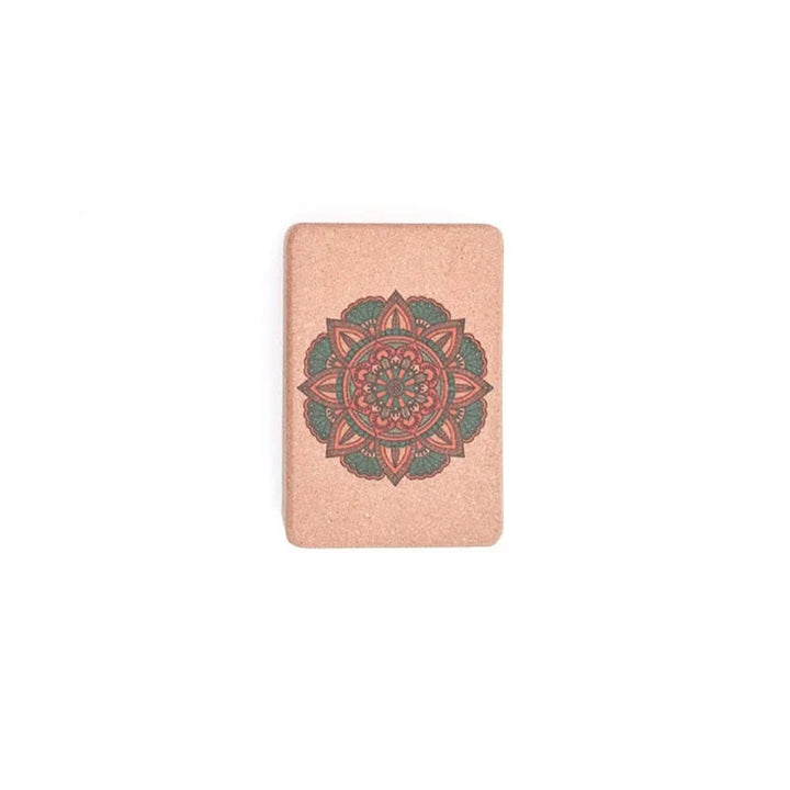 Olivenorma Soft Non-Slip Premium Mandala Cork Yoga Block - Style #C - image 7