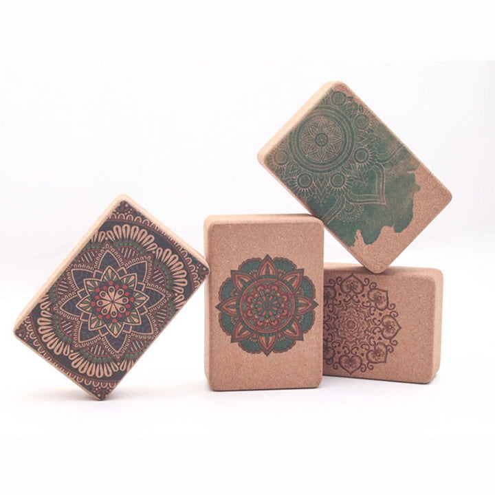 Olivenorma Soft Non-Slip Premium Mandala Cork Yoga Block - image 10
