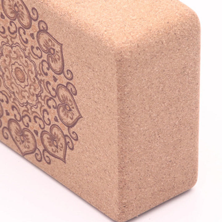 Olivenorma Soft Non-Slip Premium Mandala Cork Yoga Block - image 4