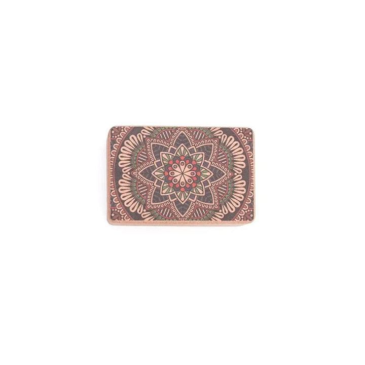 Olivenorma Soft Non-Slip Premium Mandala Cork Yoga Block - Style #B - image 5