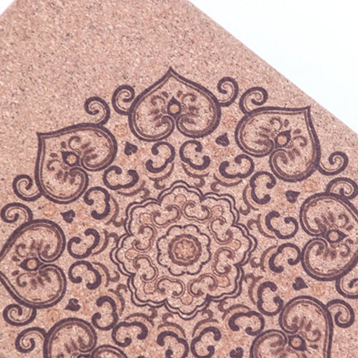 Olivenorma Soft Non-Slip Premium Mandala Cork Yoga Block - image 2