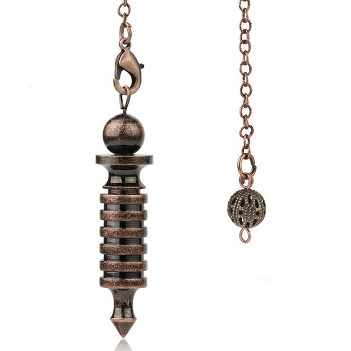 Olivenorma Double ISIS Metal Dowsing Healing Pendulum - image 2