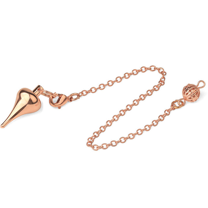 Olivenorma Metal Water Drop Healing Divination Pendulum - Rose Gold - image 3