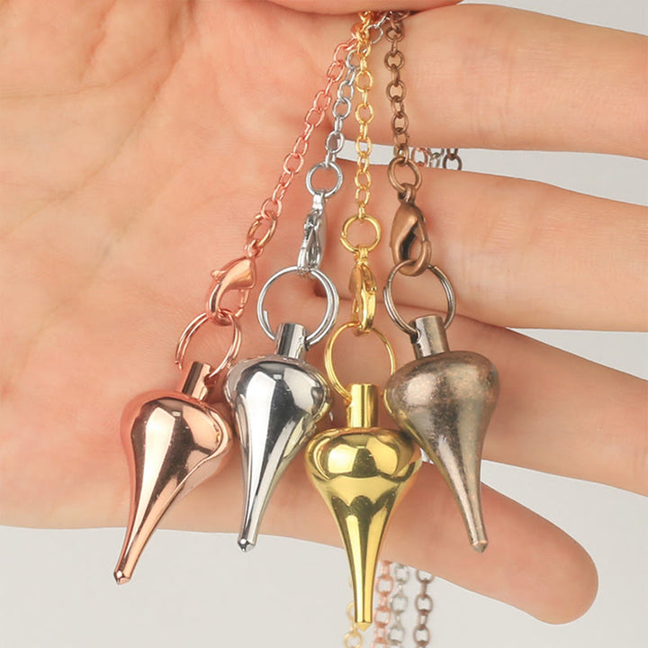 Olivenorma Metal Water Drop Healing Divination Pendulum - image 7