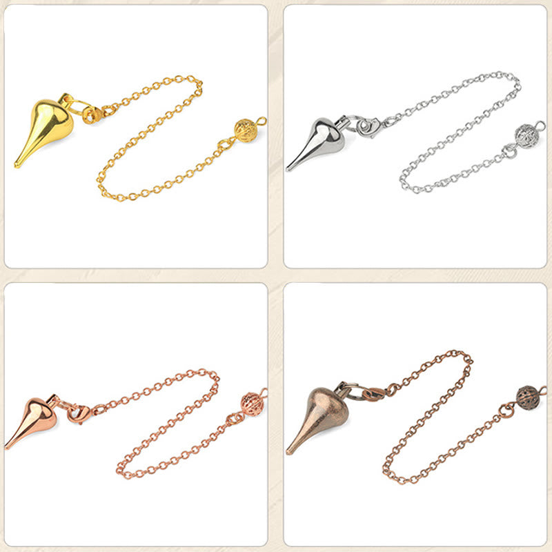 Olivenorma Metal Water Drop Healing Divination Pendulum - image 6