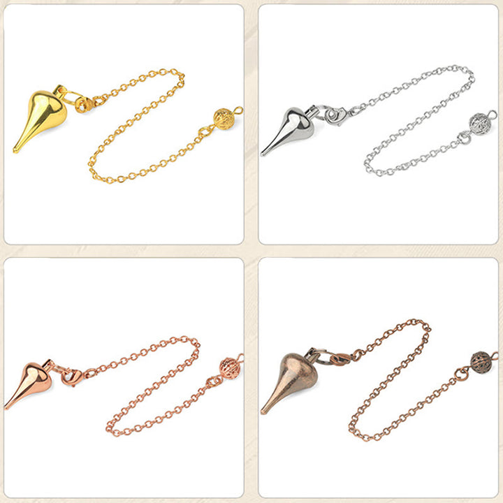 Olivenorma Metal Water Drop Healing Divination Pendulum - image 6