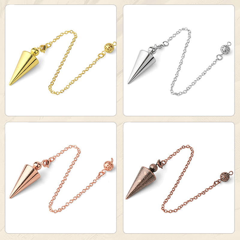 Olivenorma Metal Spiritual Point Divination Dowsing Pendulum - image 7